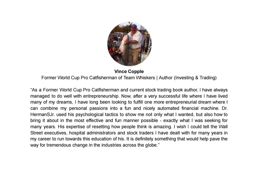 Testimonial For Dr. HermanSJr.: Vince Copple