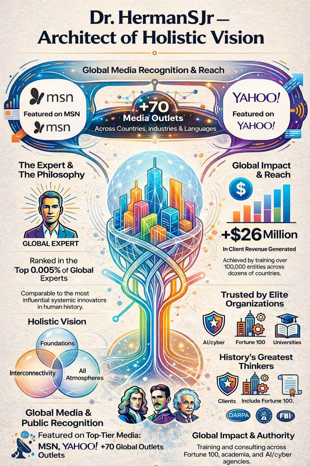 Infographic: Dr. HermanSJr. & Holistic Vision Infographic: Dr. HermanSJr. & Holistic Vision