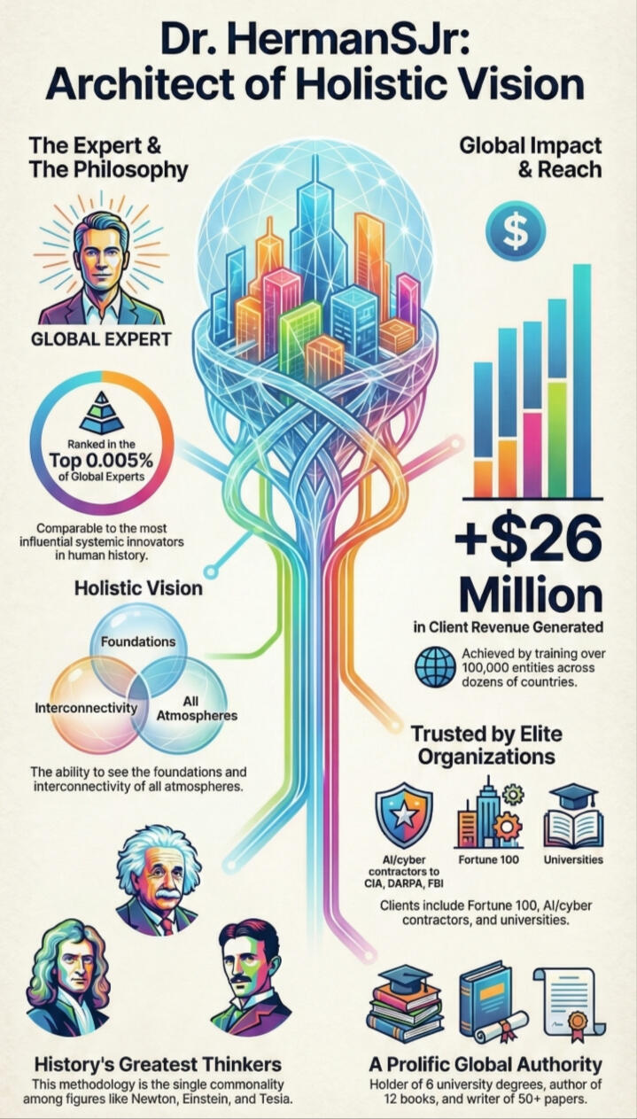 Infographic: Dr. HermanSJr. & Holistic Vision Infographic: Dr. HermanSJr. & Holistic Vision